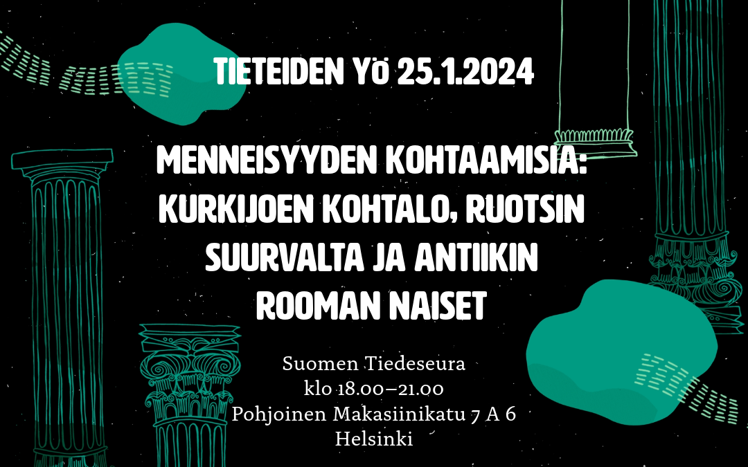 Menneisyyden kohtaamisia – Suomen Tiedeseura mukana Tieteiden yössä 25.1.2024