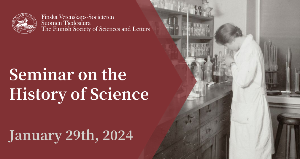 Seminarium om vetenskapens historia 29.1.2024