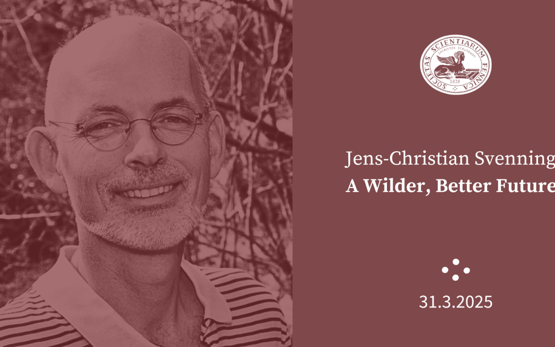 Seminarium med Jens-Christian Svenning: ’A Wilder, Better Future?’