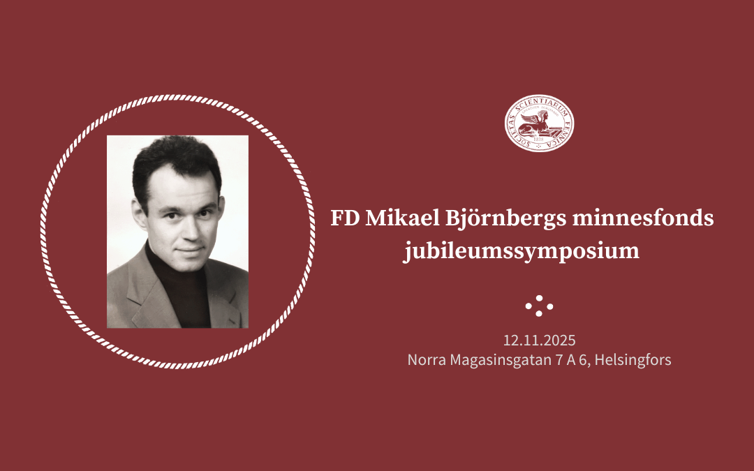 FT Mikael Björnbergin muistorahaston juhlasymposium